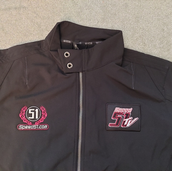 Speed51 TV Black Ogio Jacket. Water Resistant. Men's Size L NWT - Picture 4 of 7